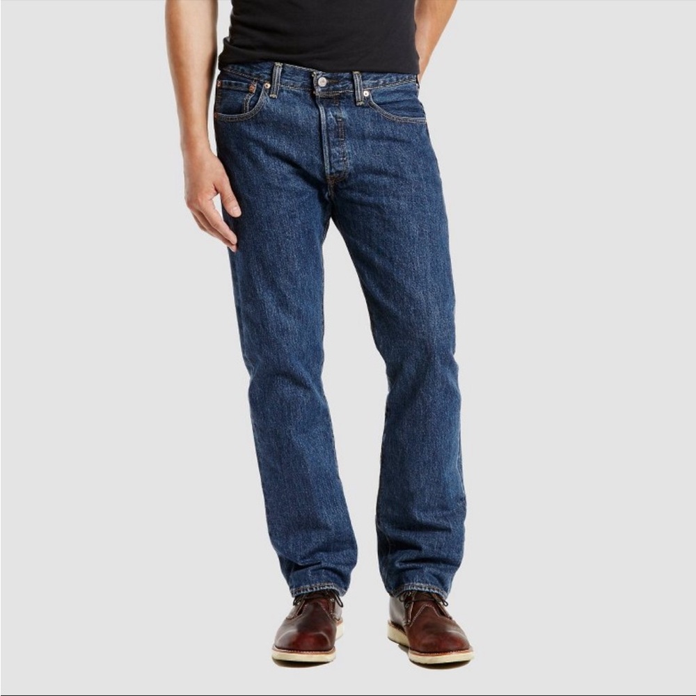 NWT Levi’s Mens 501 Regular Fir Straight Jeans 31x30